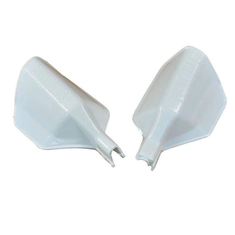 For Yamaha XT350 TENERE XTZ750 TT350 TT600 White Brush Handguard Pair