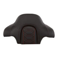 Brown Passenger Trunk Wrap-Around Backrest Fit For Harley Road King Glide 14-25