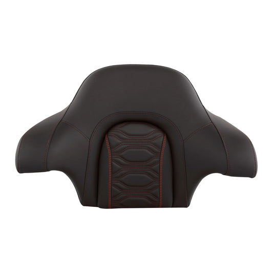 Brown Passenger Trunk Wrap-Around Backrest Fit For Harley Road King Glide 14-25