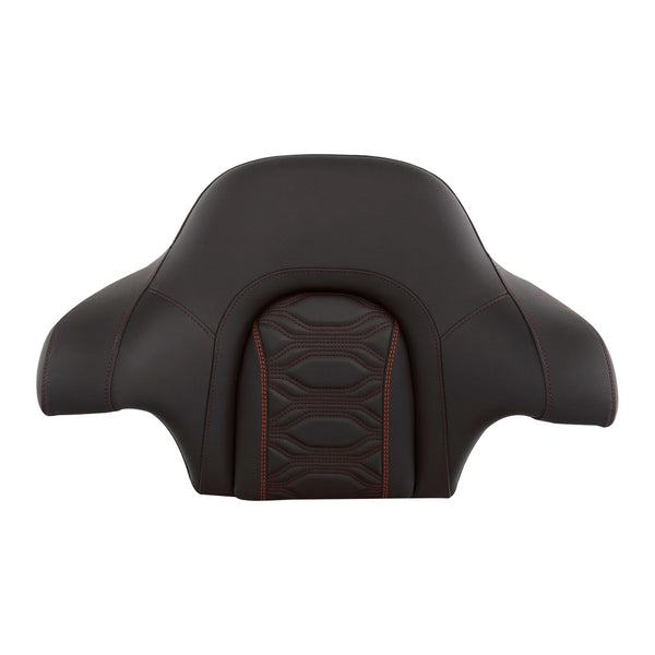 Brown Passenger Trunk Wrap-Around Backrest Fit For Harley Road King Glide 14-25