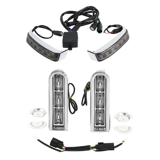 Saddlebag Insert Support Light Brake Turn Light Fit For Harley Touring 2014-2023