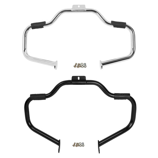 Mustache Engine Guard Crash Bar For Harley Softail Slim Fls Fat Boy Flstf 00-17