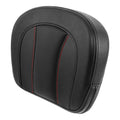 Passenger Sissy Bar Backrest Pad Fit For Harley Touring Road Glide Red stitching