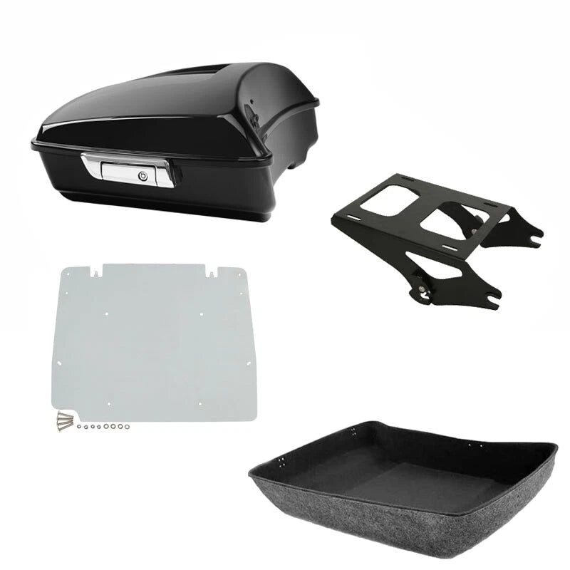 Chopped Trunk Mount Rack Base Plate Fit For Harley Electra Road Glide 2014-2026