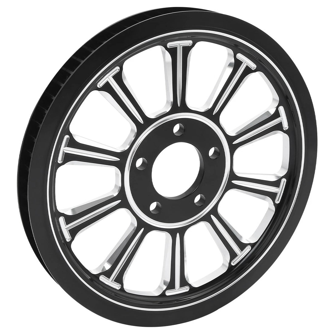Rear Wheel Belt Pulley Sprocket Fit For Harley Road King Glide Flhr 1997-2008