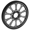 Rear Wheel Belt Pulley Sprocket Fit For Harley Road King Glide Flhr 1997-2008