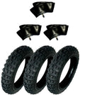 HD 3) Tires And 3) Tubes Straight Stem Size 2.50-10 2.50X10 For Honda AERO50 10"