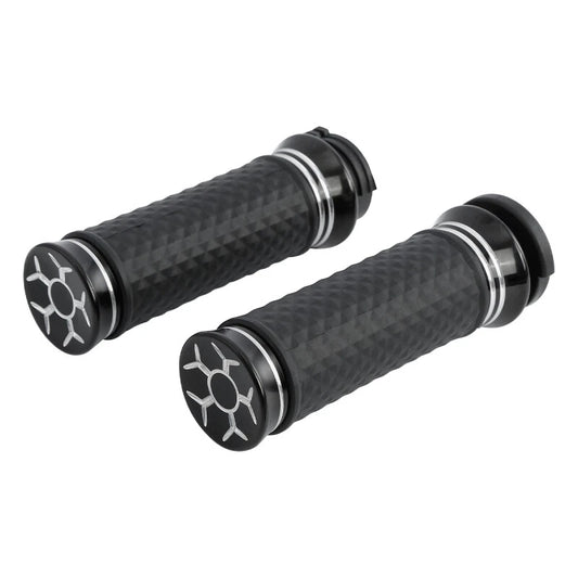 1" Hand Grips Handlebar Fit For Harley Touring Electra Street Road Glide 96-07