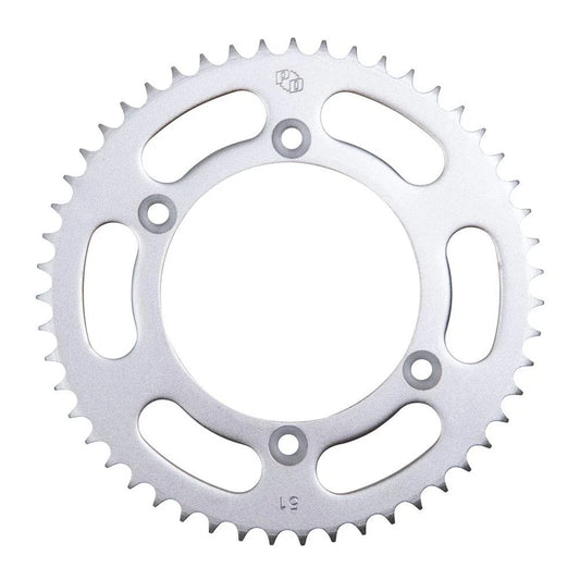 Primary Drive Rear Steel Sprocket 51 Tooth Silver For Kawasaki KLX125 2003-2006