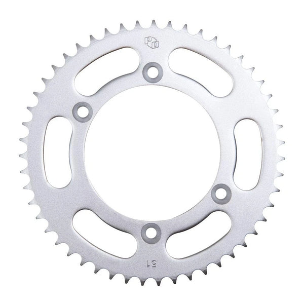 Primary Drive Rear Steel Sprocket 51 Tooth Silver For Kawasaki KLX125 2003-2006