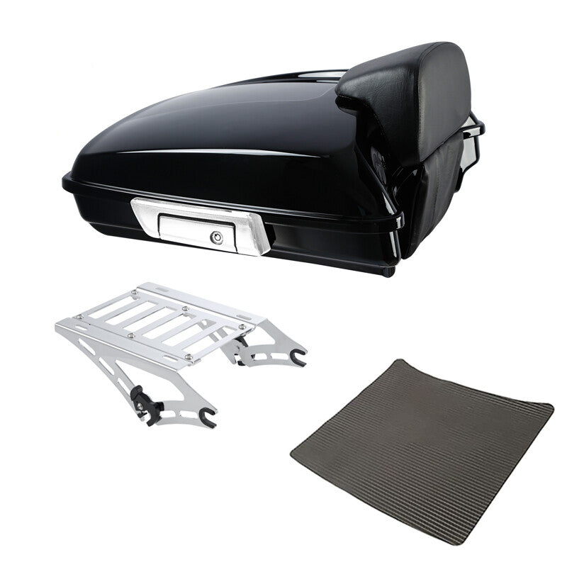 Razor Trunk Backrest Pad Two-Up Mount Rack Fit For Harley Electra Glide 14-2026