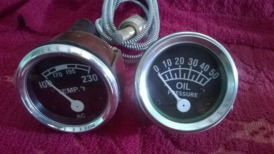 For Ford 2N,8N,9N,NAA,601,70,801,901,2000,4000Temp Gauge, Oil Pressure gauge