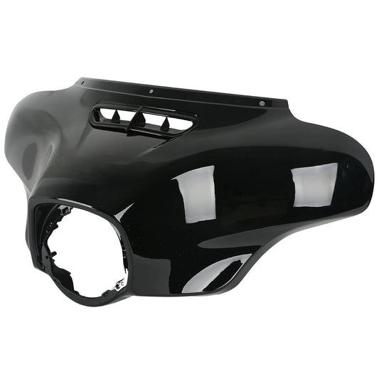 Vivid Black Outer Batwing Fairing Fit For Harley Touring Street Glide 2014-2024