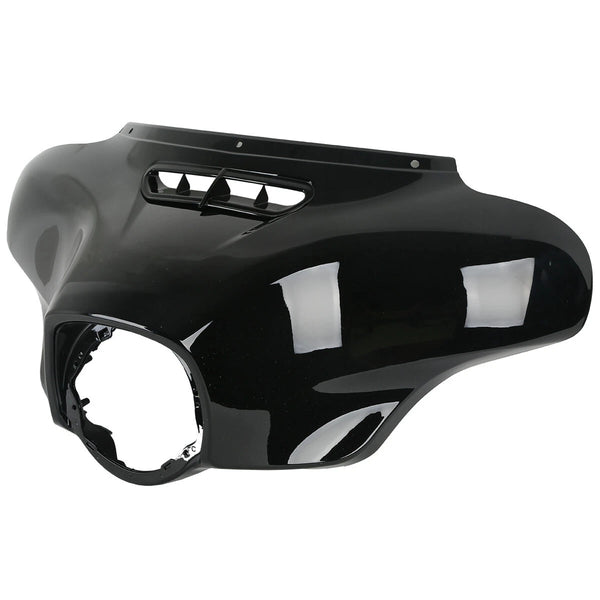 Vivid Black Outer Batwing Fairing Fit For Harley Touring Street Glide 2014-2024