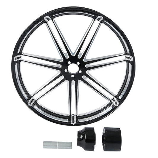 23" x 3.5" Front Wheel Rim & Single Disc Hub Fit For Harley Road King 1997-2021