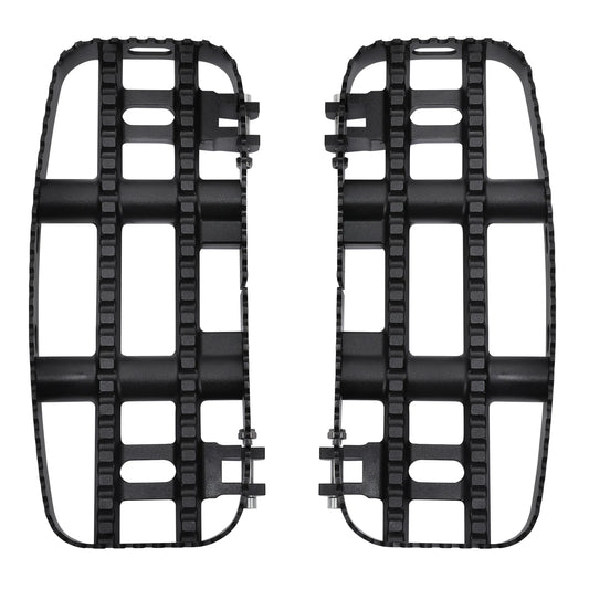 Black Driver Floorboard Footboard Fit For Harley Touring Electra Glide 2014-2024