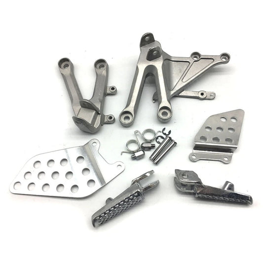 Silver Driver Front Foot Peg Bracket Fit for Honda CBR1000RR 2004 2005 2006 2007