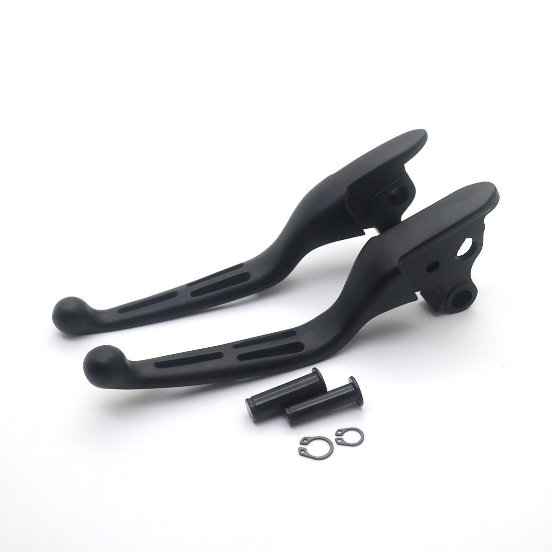Black Hollow Out Brake Clutch Lever For Harley Touring Road Glide Fltr 2008-2013