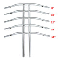 8/10/12/14/16'' Rise T-Bar Handlebar Fit For Harley Sportster XL 883 Dyna Chrome