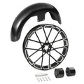 21" Front Wheel Rim Dual Wheel Hub & Fender Fit For Harley Electra Glide 97-13