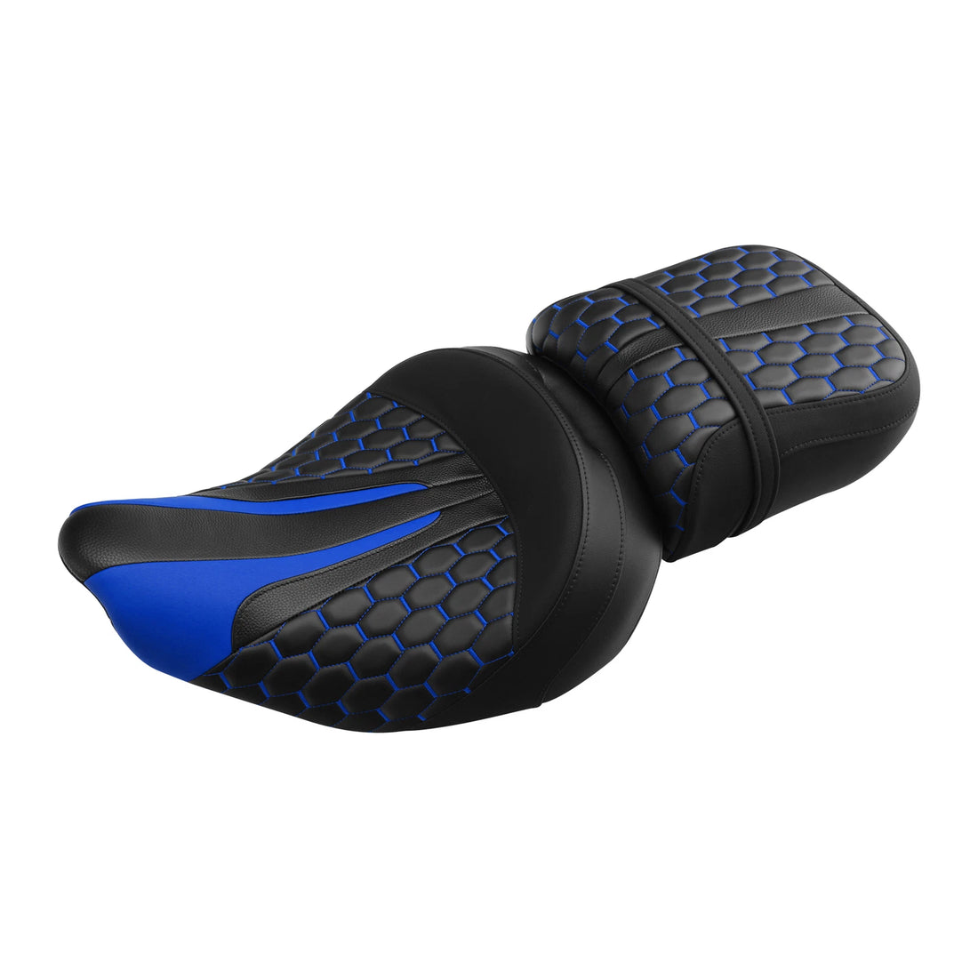 Black Blue Driver Passenger Seat Fit For Indian Chieftain 2014-2023 Springfield