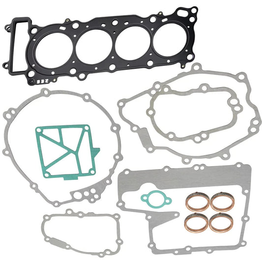 Engine Cylinder Crankcase Oil Pan Clutch Cover Gasket For Yamaha YZFR6 03-2005