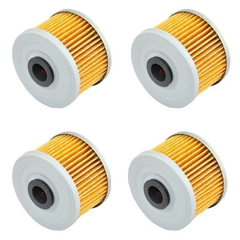 4 Pcs Oil Filter For Kawasaki BN125 KFX450R KL250 KLX125/250 KLX300R/450R KX450F