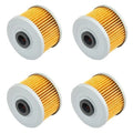 4 Pcs Oil Filter For Kawasaki BN125 KFX450R KL250 KLX125/250 KLX300R/450R KX450F