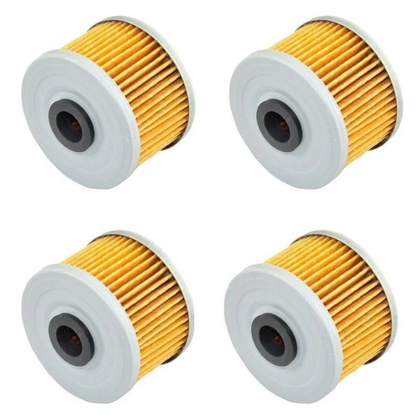 4 Pcs Oil Filter For Kawasaki BN125 KFX450R KL250 KLX125/250 KLX300R/450R KX450F
