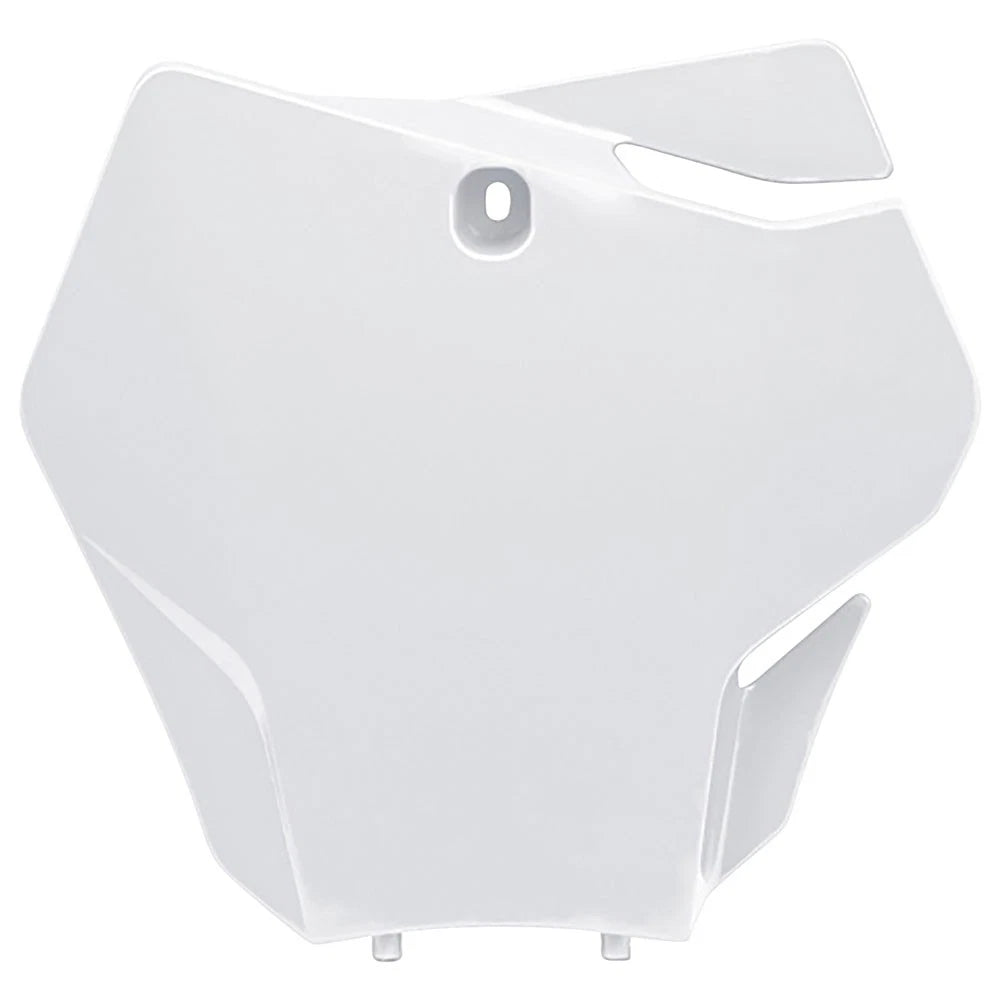UFO Front Number Plate White For GASGAS MC 450F Troy Lee Designs 2022
