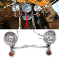 Motorcycle Passing Driving Spot Fog Turn Signal Light Bar Kit for Chopper Custom