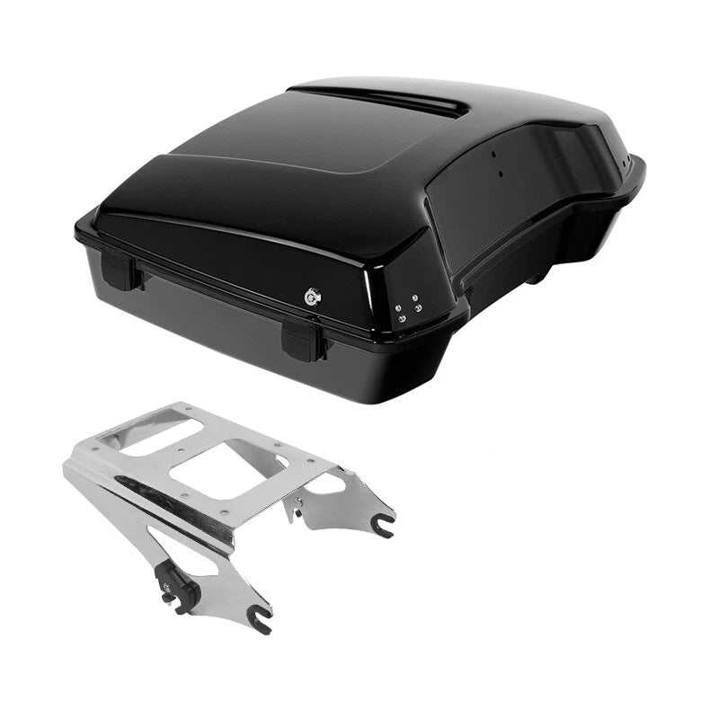 Razor Trunk & Mounting Rack Fit For Harley Touring Road King 2009-2013