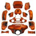 Fairings Body Kit Fit For Harley Electra Glide 14-24 Scorched Orange/Black Denim
