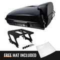Black Razor Trunk Pad Solo Rack Fit For Harley Low Rider ST FXLRST 2022-2025 24
