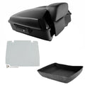 Chopped Trunk Backrest Pad Plate Fit For Harley Touring Road King Glide 2014-26