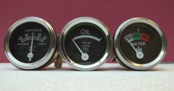 for IH/Farmall a,B,Super a, Super A1 GaugesTemperature 24''Oil Screwin+Ammete