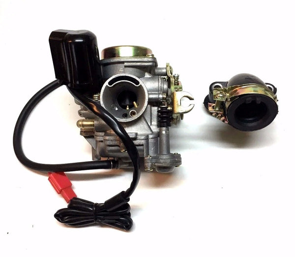 20MM Roketa 50CC 50 Carburetor & Intake Manifold Boot Scooter Moped Carb New
