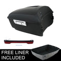 Matte Black King Trunk Brake Tail LED Light Fit For Harley Touring FLTRX 2014-26