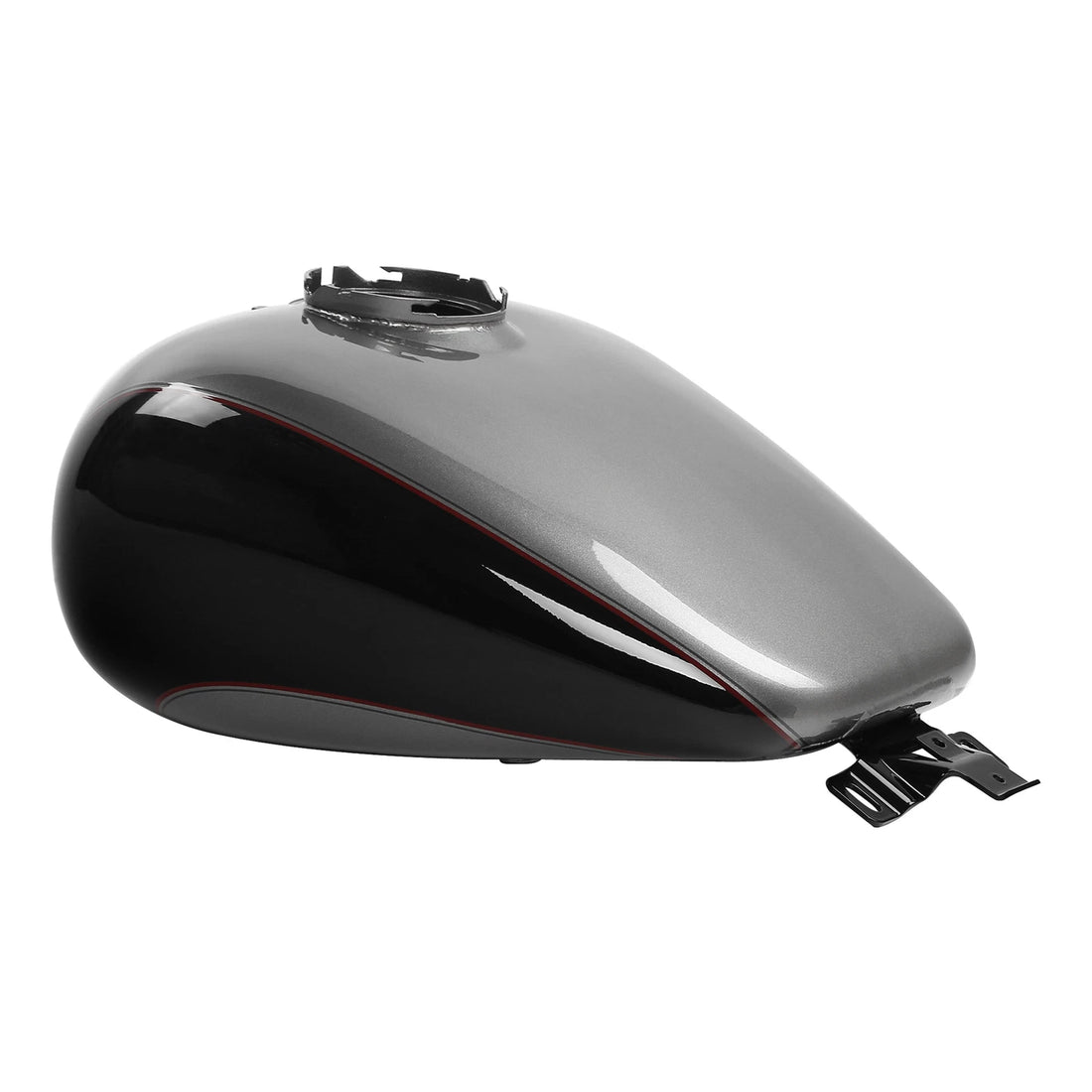 Fuel Gas Tank Fit For Harley Touring Road Glide 08-24 Billet Silver/Vivid Black