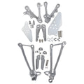 Driver Passenger Footrest Pegs Bracket Fit For Fit For Kawasaki Ninja ZX6R 13-18