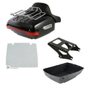 King Trunk Backrest Rack Light Mount Plate Fit For Harley Touring 2014-2026 2025