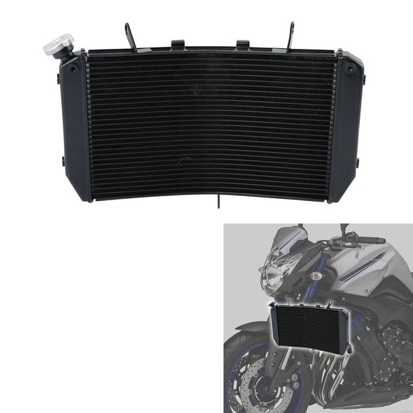 Black Radiator Cooling Fit For Yamaha Fazer 1000 FZ1-S FZ1S FZ1-N FZ1N 2006-2012