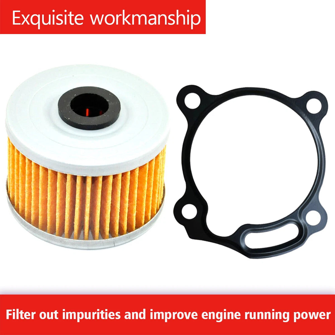 Oil Filter and Gasket For Honda CB300R 19-21 CBF300N 2021 CBR250R 11-13