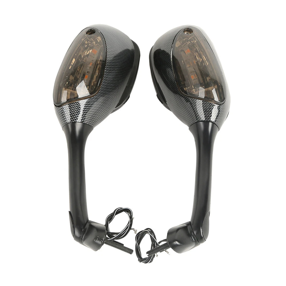 Rear View Mirrors Turn Signals Fit For Suzuki GSXR600 GSXR750 600 750 2006-2025