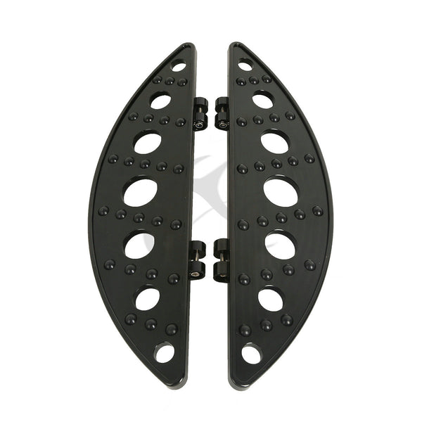 Half-Moon Floorboard Footboards Fit For Harley Touring Street Glide Road 1986-24