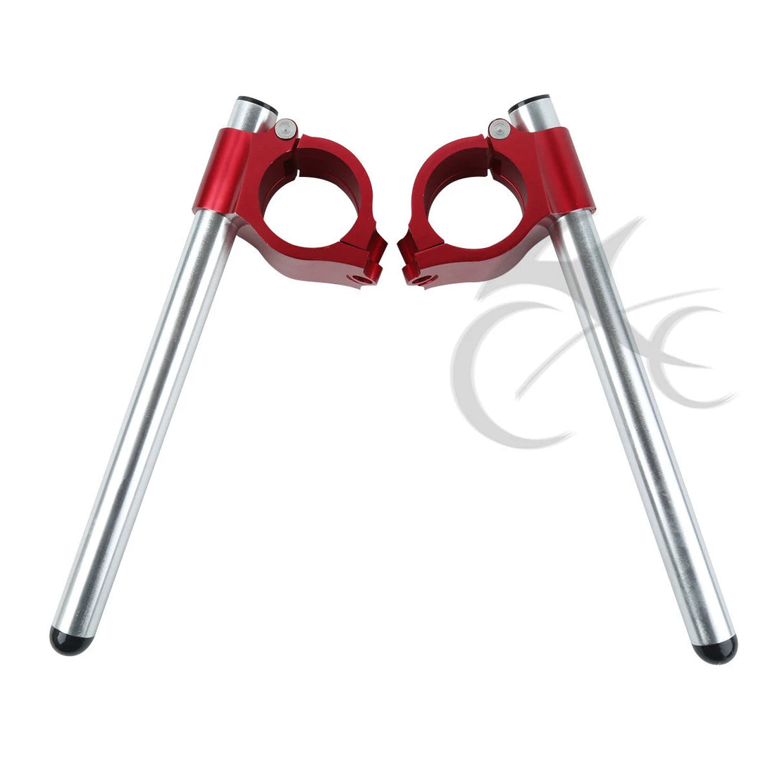 50mm Clip On Handlebars Fit For Suzuki GSXR1000 2001-2011 GSXR600 1992-2011 Red