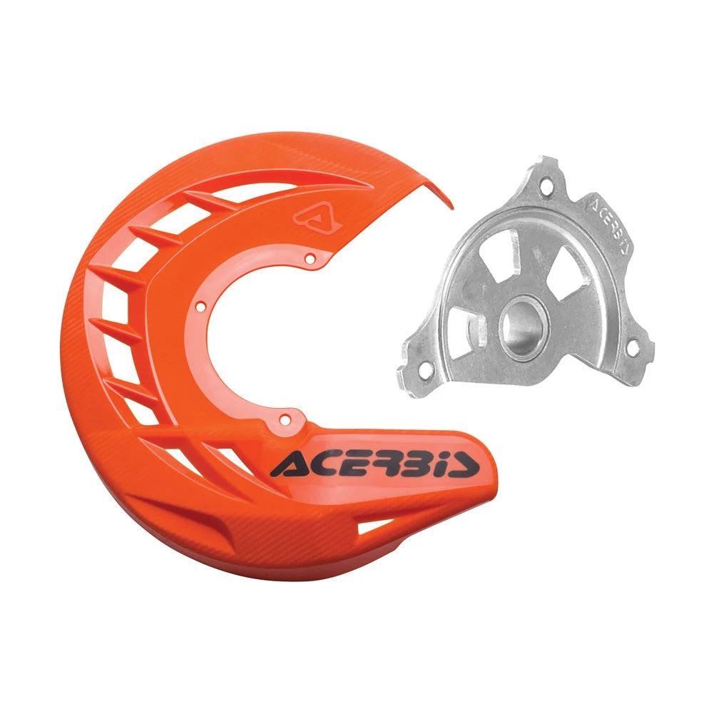 Acerbis X-Brake Front Disc Cover with Mounting Kit Orange For KTM 450 SX-F