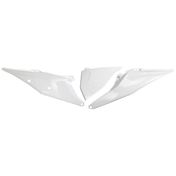 UFO Side Panels Non Vented White For KTM 250 XC 2019
