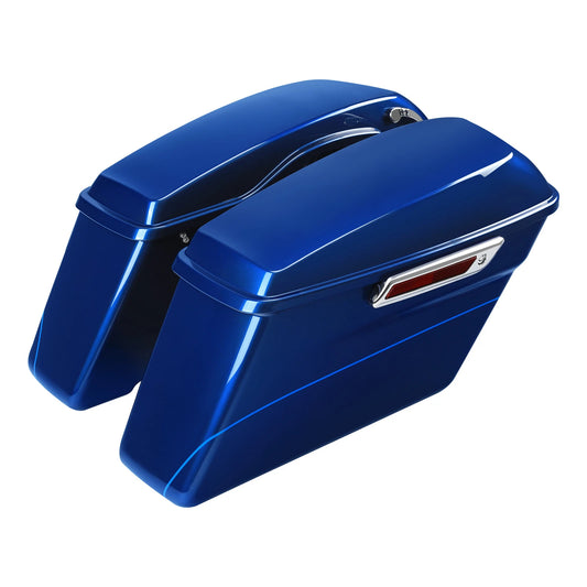 Hard Saddlebags Fit For Harley Touring Electra Street Glide 14-24 Superior Blue