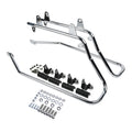 Chrome Saddlebag Conversion Brackets Fit For Harley Davidson Softail w/ Hardware